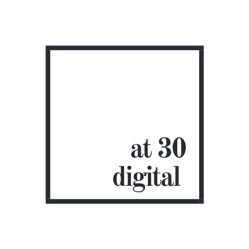 شعار At 30 digital